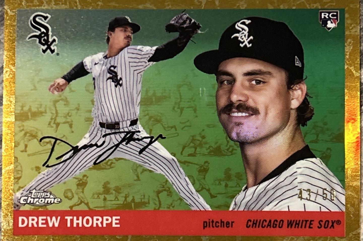 Drew Thorpe [Toile Cream Gold Refractor] #372