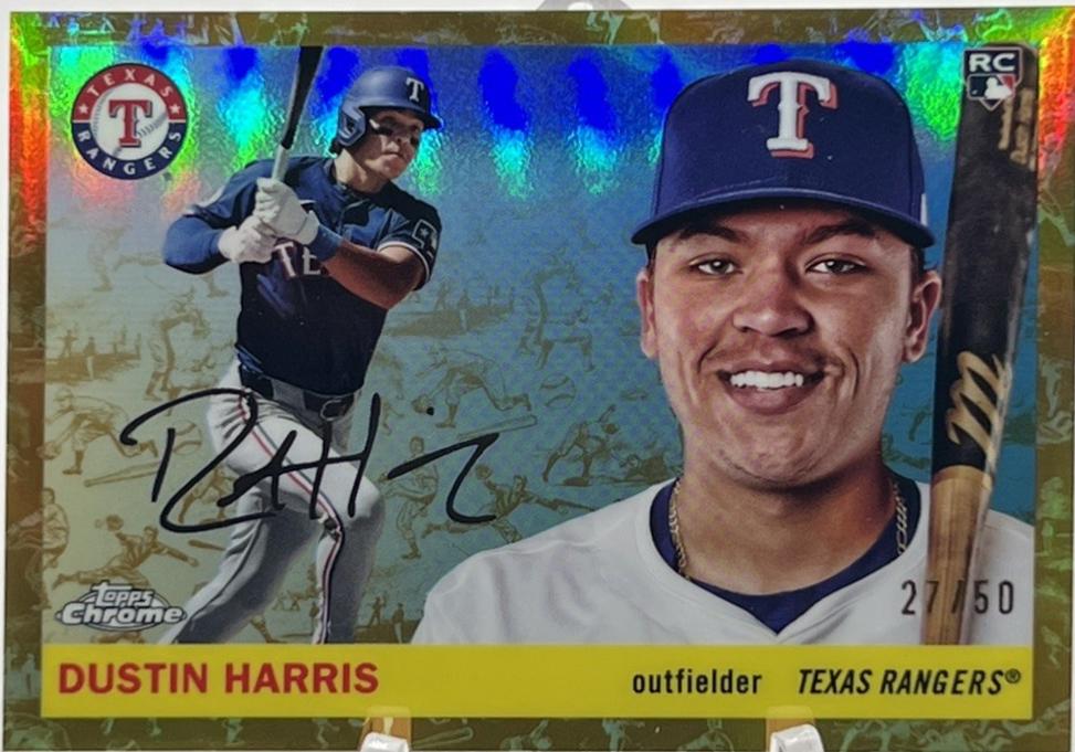 Dustin Harris [Gold Vibrations Refractor] #223