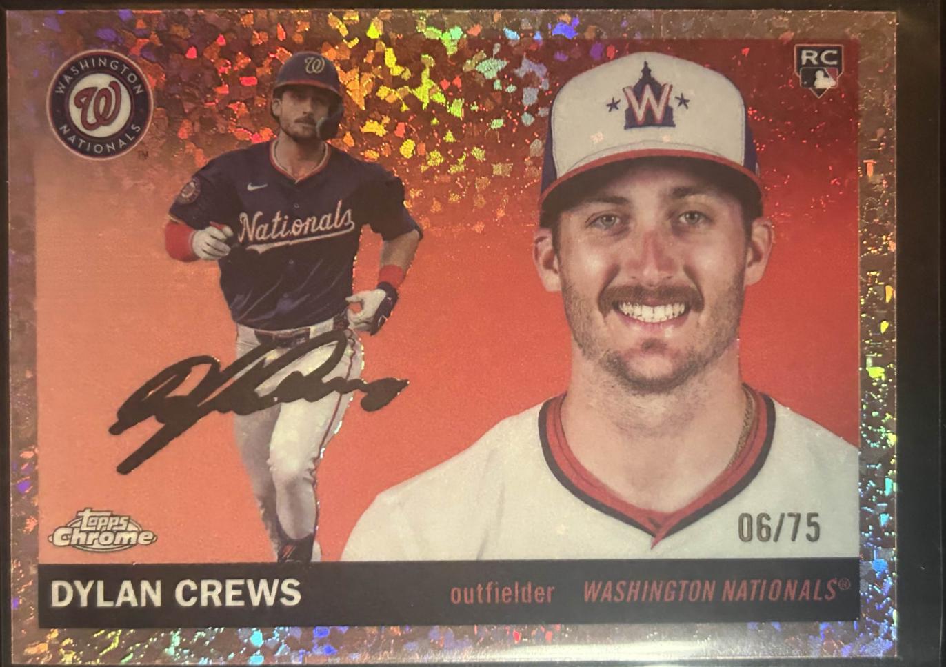 Dylan Crews [Rose Gold Mini-Diamond Refractor] #244