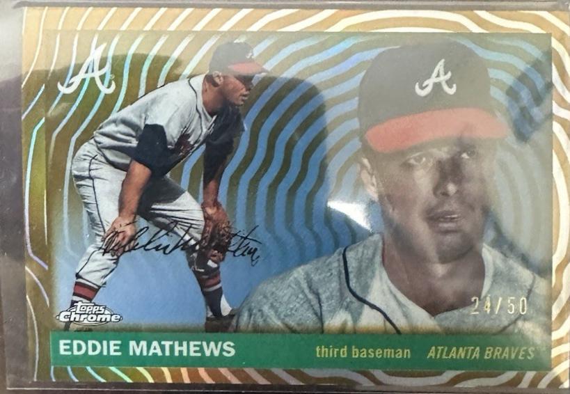 Eddie Mathews [Gold Refractor] #323