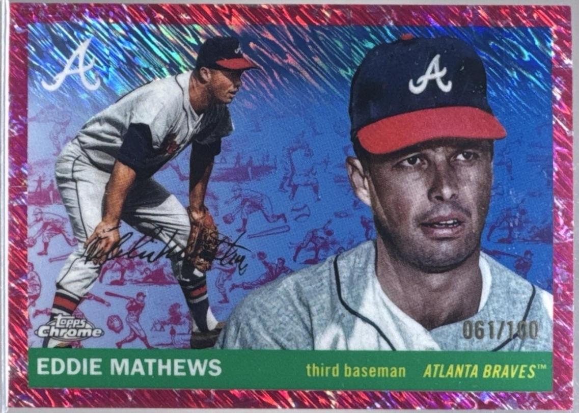 Eddie Mathews [Toile Cream Fuchsia Shimmer] #323