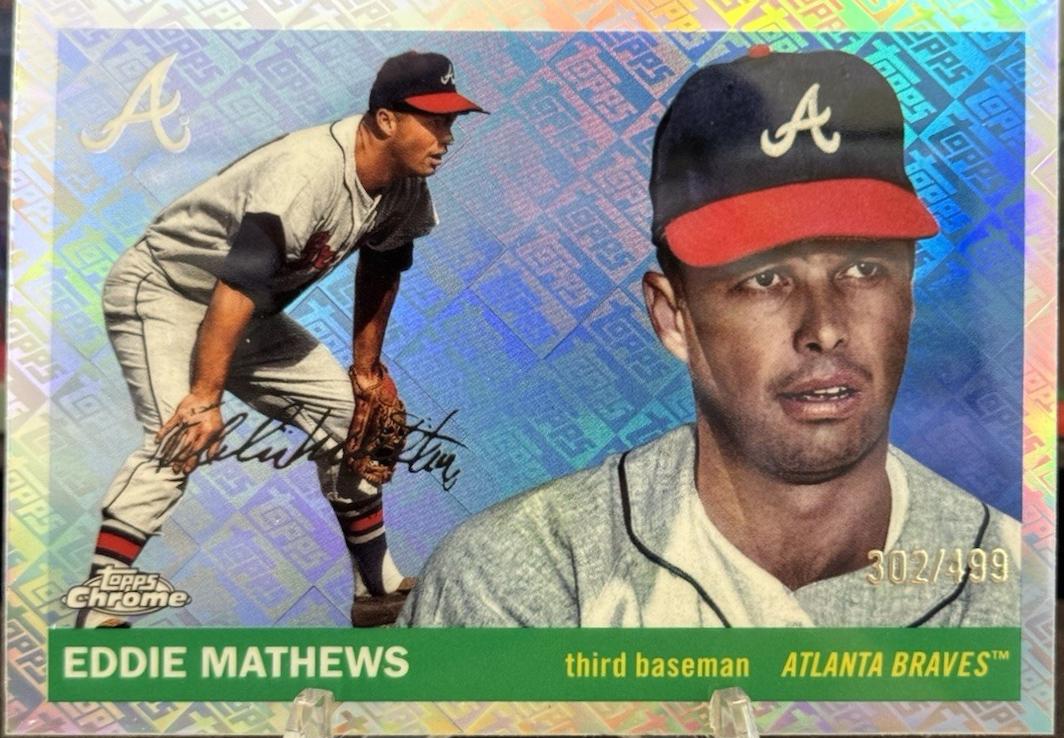 Eddie Mathews [Topps Refractor] #323