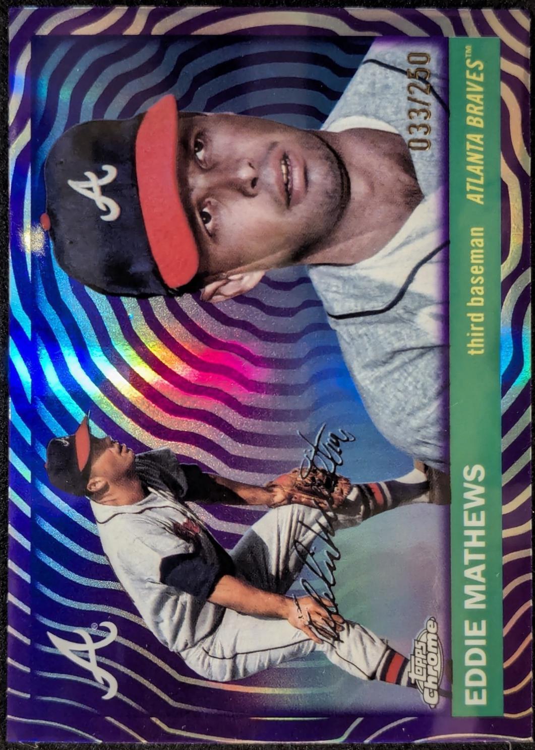 Eddie Mathews [Vibrations Refractor] #323