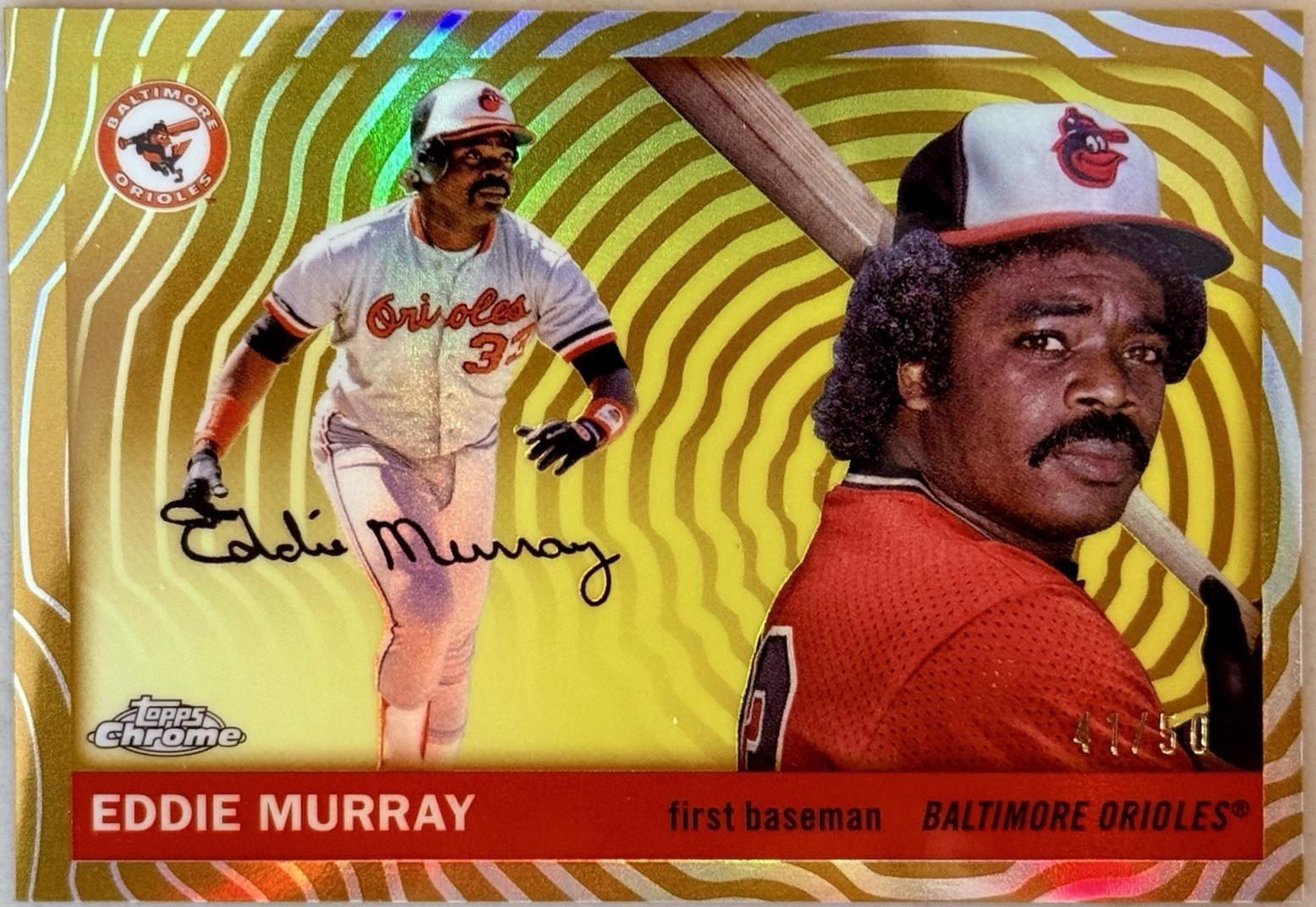 Eddie Murray [Gold Vibrations Refractor] #381