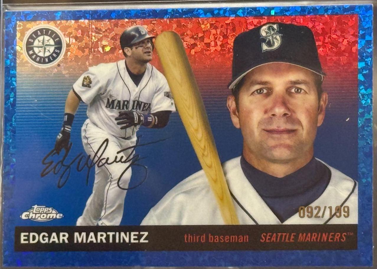 Edgar Martinez [Blue Mini-Diamond Refractor] #464
