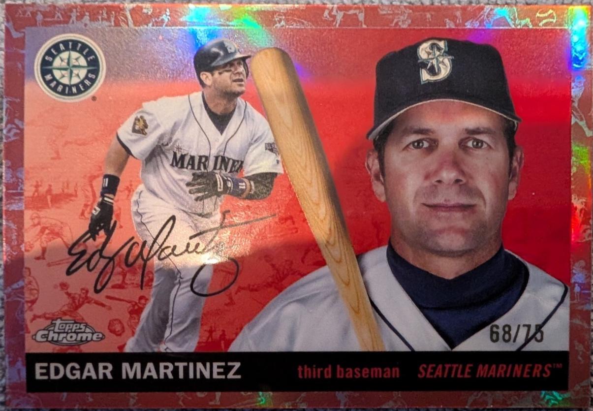 Edgar Martinez [Toile Cream Rose Gold Refractor] #464