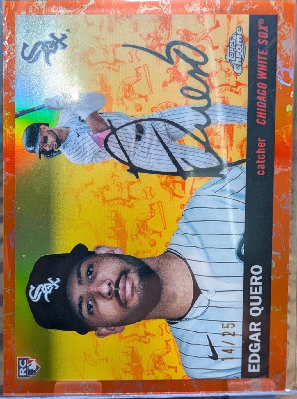 Edgar Quero [Toile White Orange Refractor] #229
