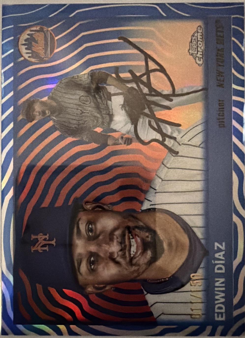 Edwin Diaz [Blue Vibrations Refractor] #121