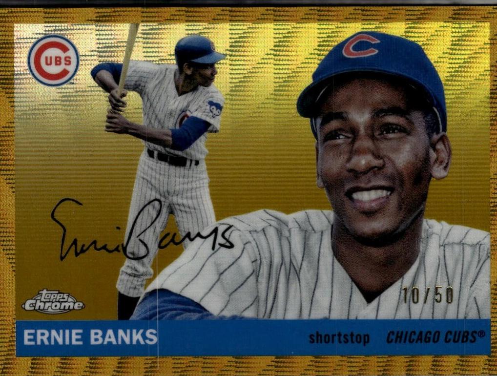 Ernie Banks [Gold Wave] #340