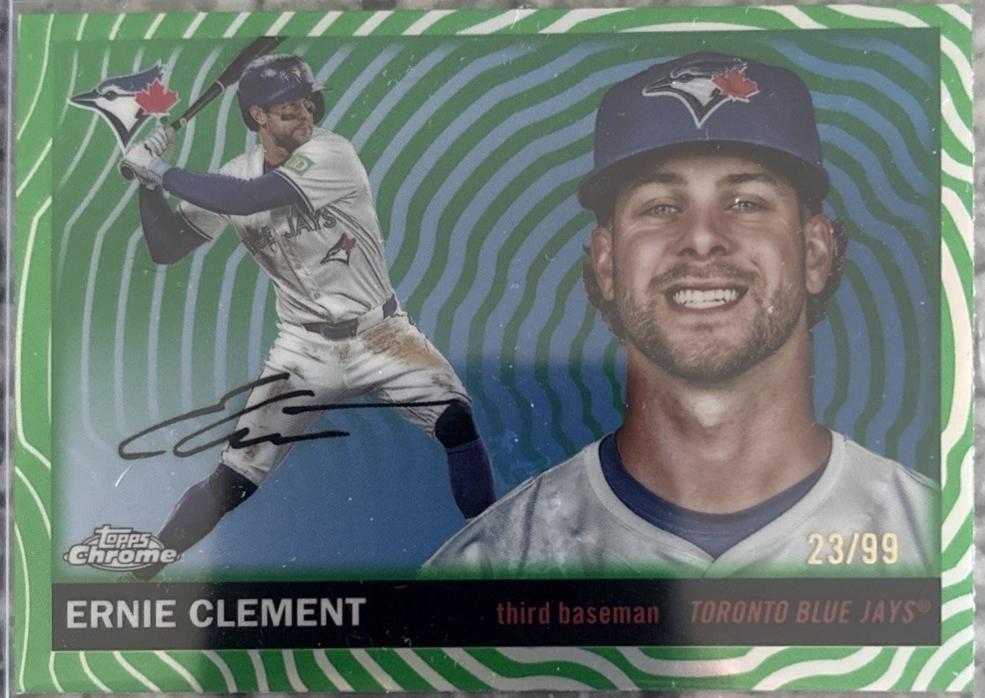 Ernie Clement [Green Vibrations Refractor] #124