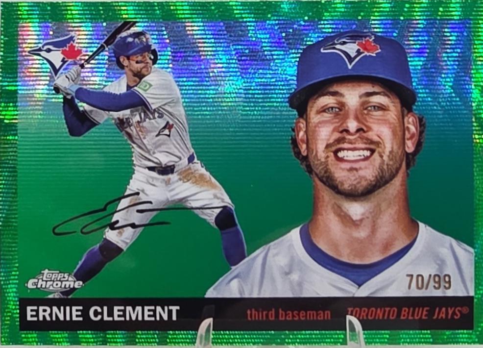 Ernie Clement [Green Wave Refractor] #124