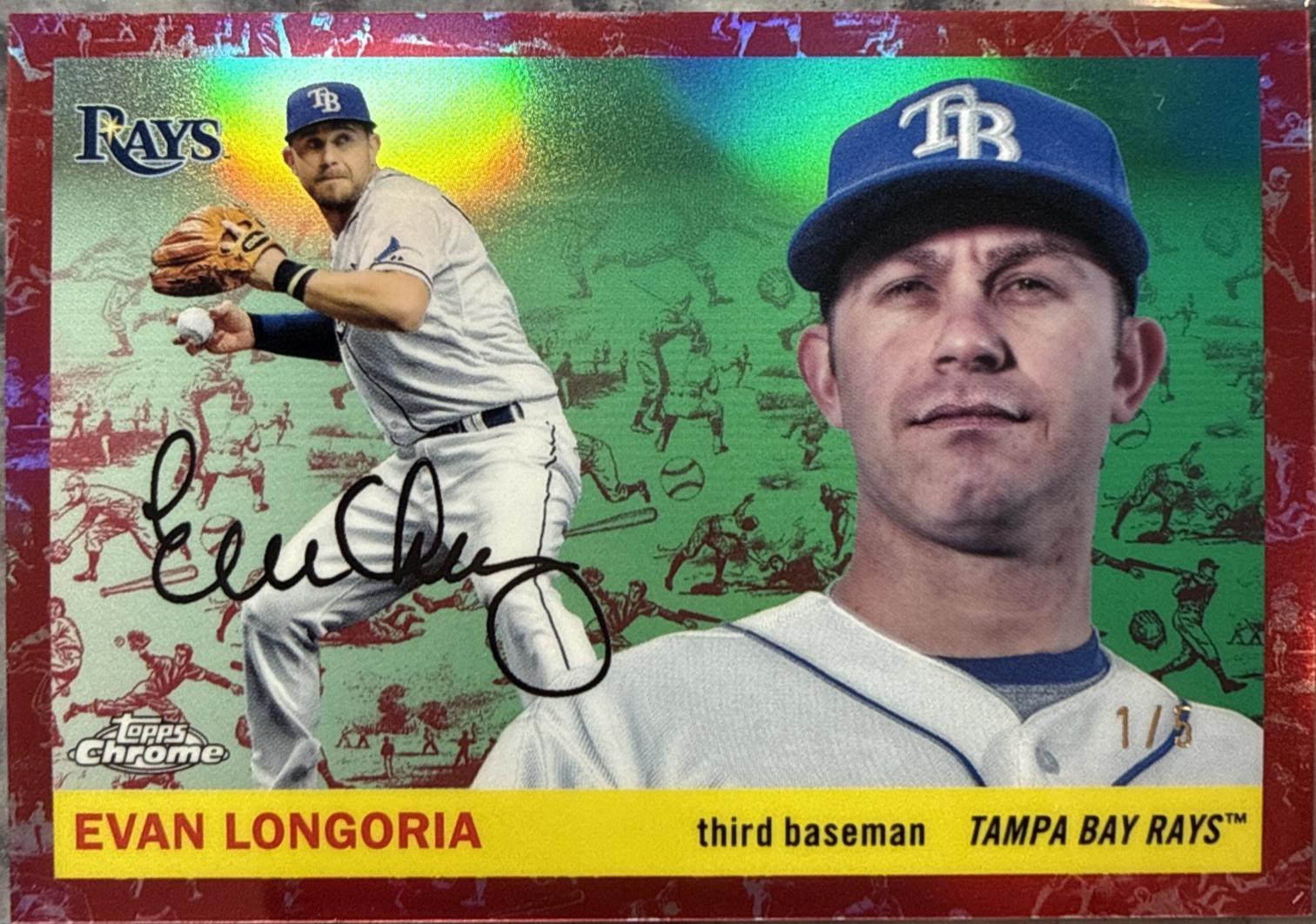 Evan Longoria [Toile Cream Red Refractor] #453