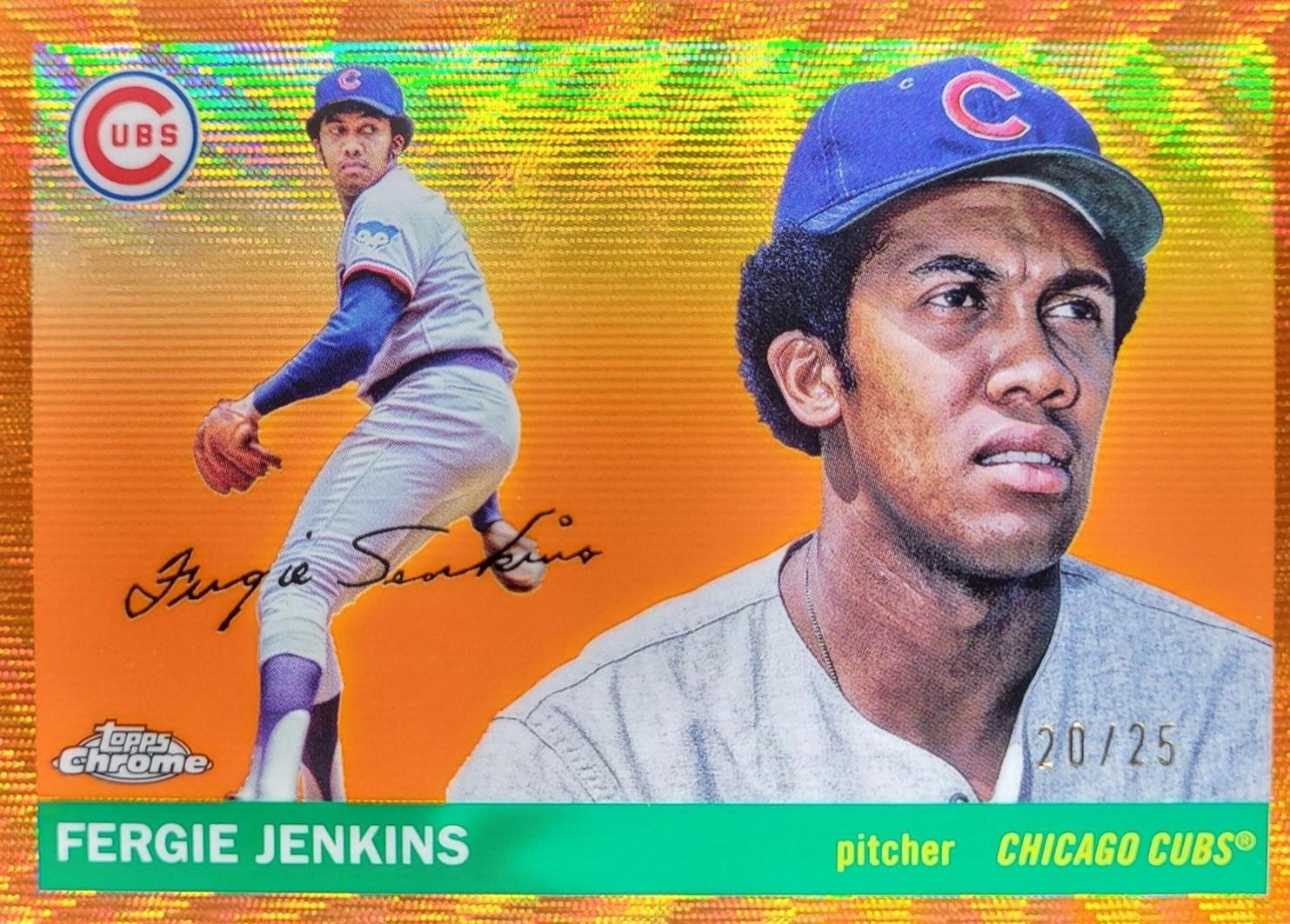 Fergie Jenkins [Orange Wave] #364