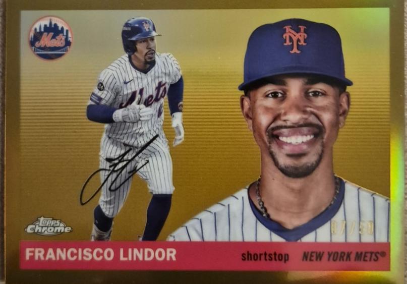 Francisco Lindor [Gold Refractor] #36