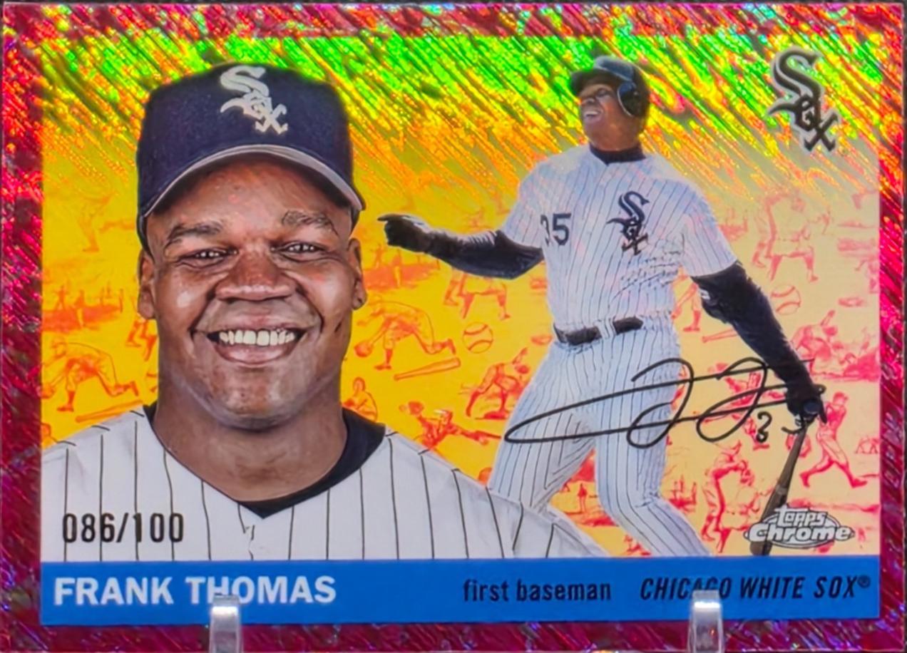 Frank Thomas [Blue Shimmer Refractor] #449