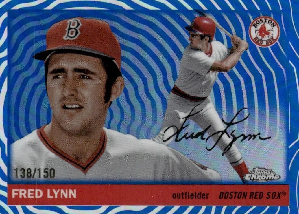 Fred Lynn [Blue Vibrations Refractor] #395