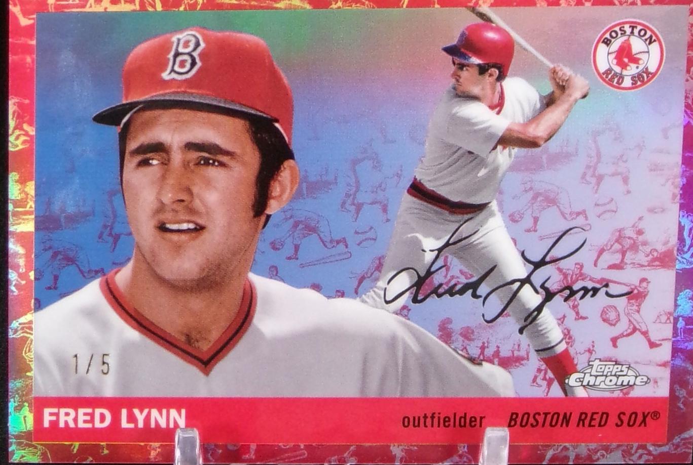 Fred Lynn [Toile Cream Red Refractor] #395