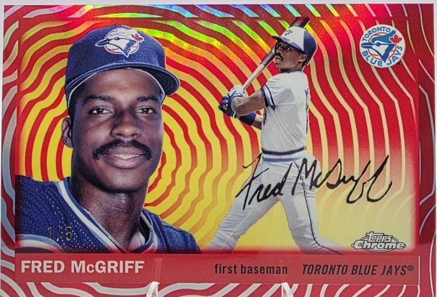 Fred McGriff [Red Vibrations Refractor] #455