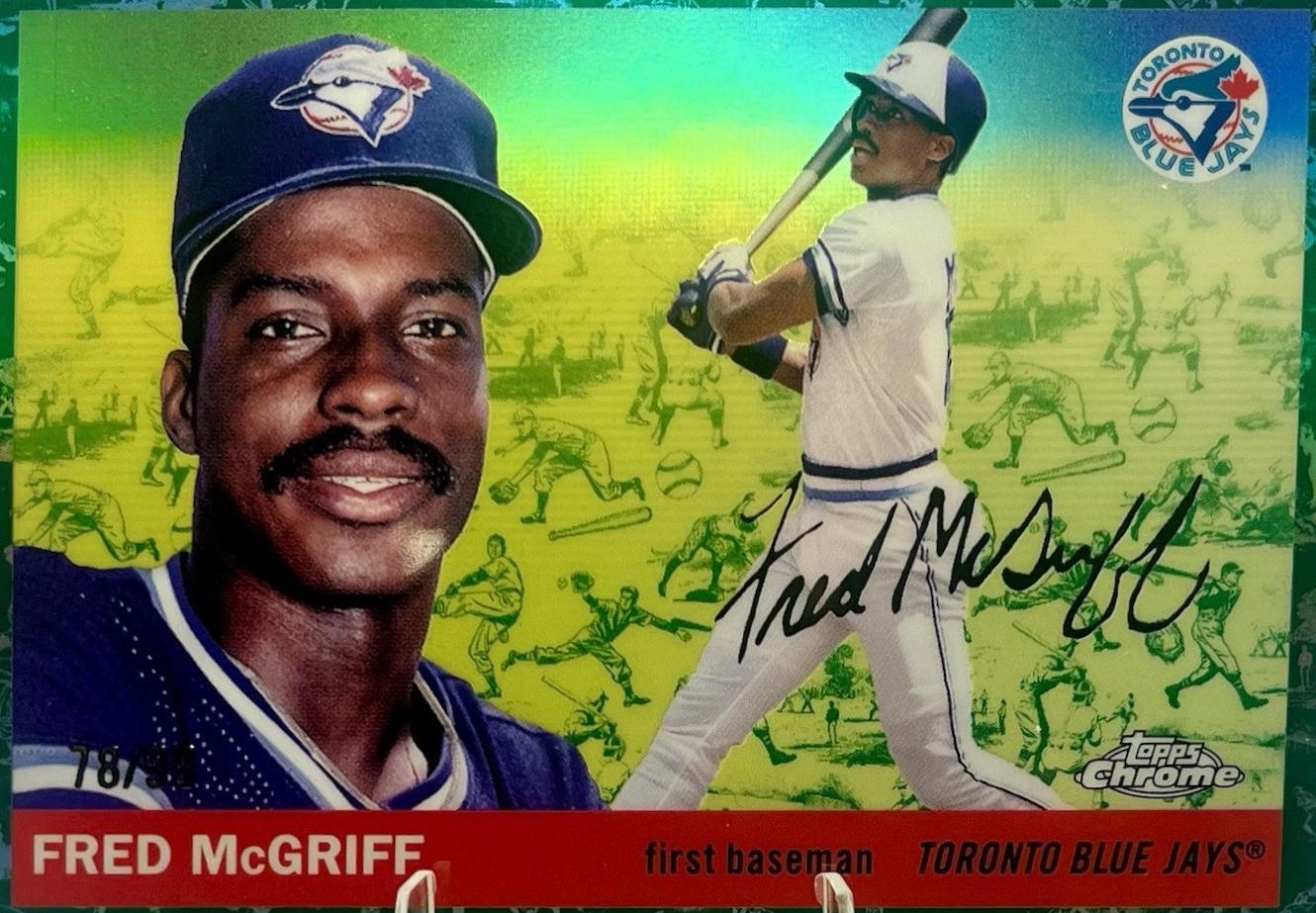 Fred McGriff [Toile White Green Refractor] #455