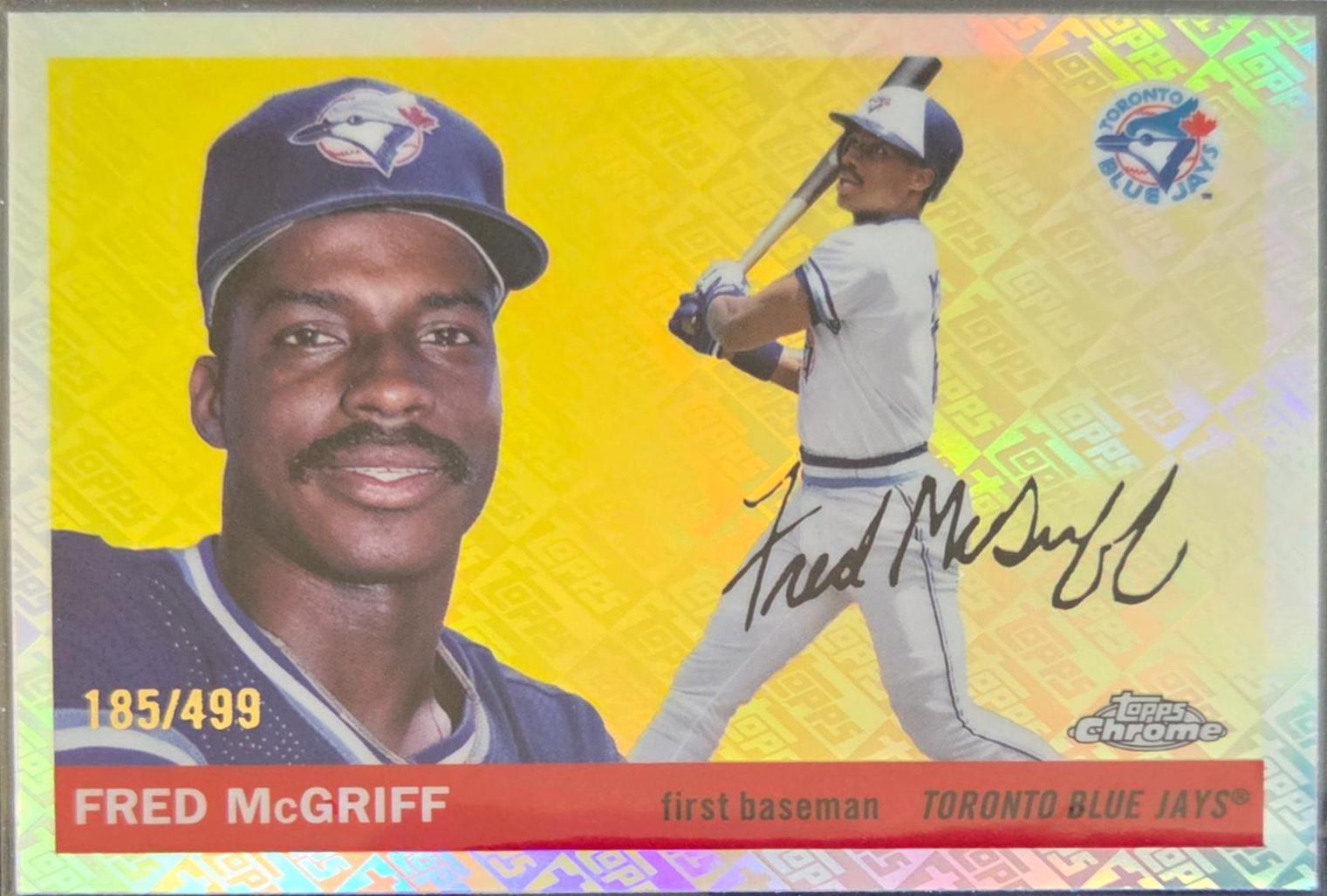 Fred McGriff [Topps Refractor] #455