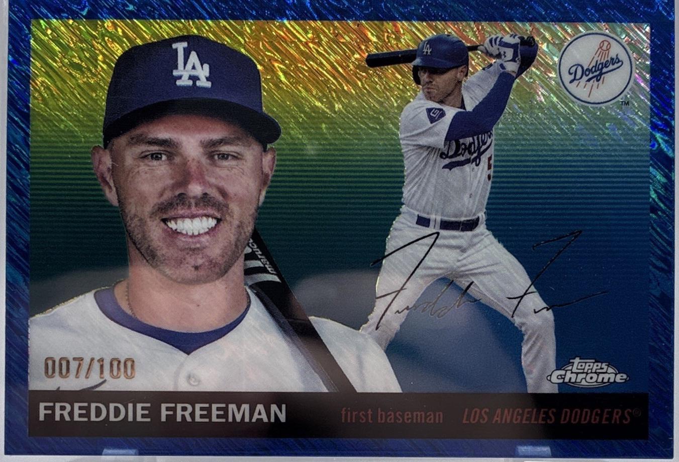 Freddie Freeman [Blue Lava] #79