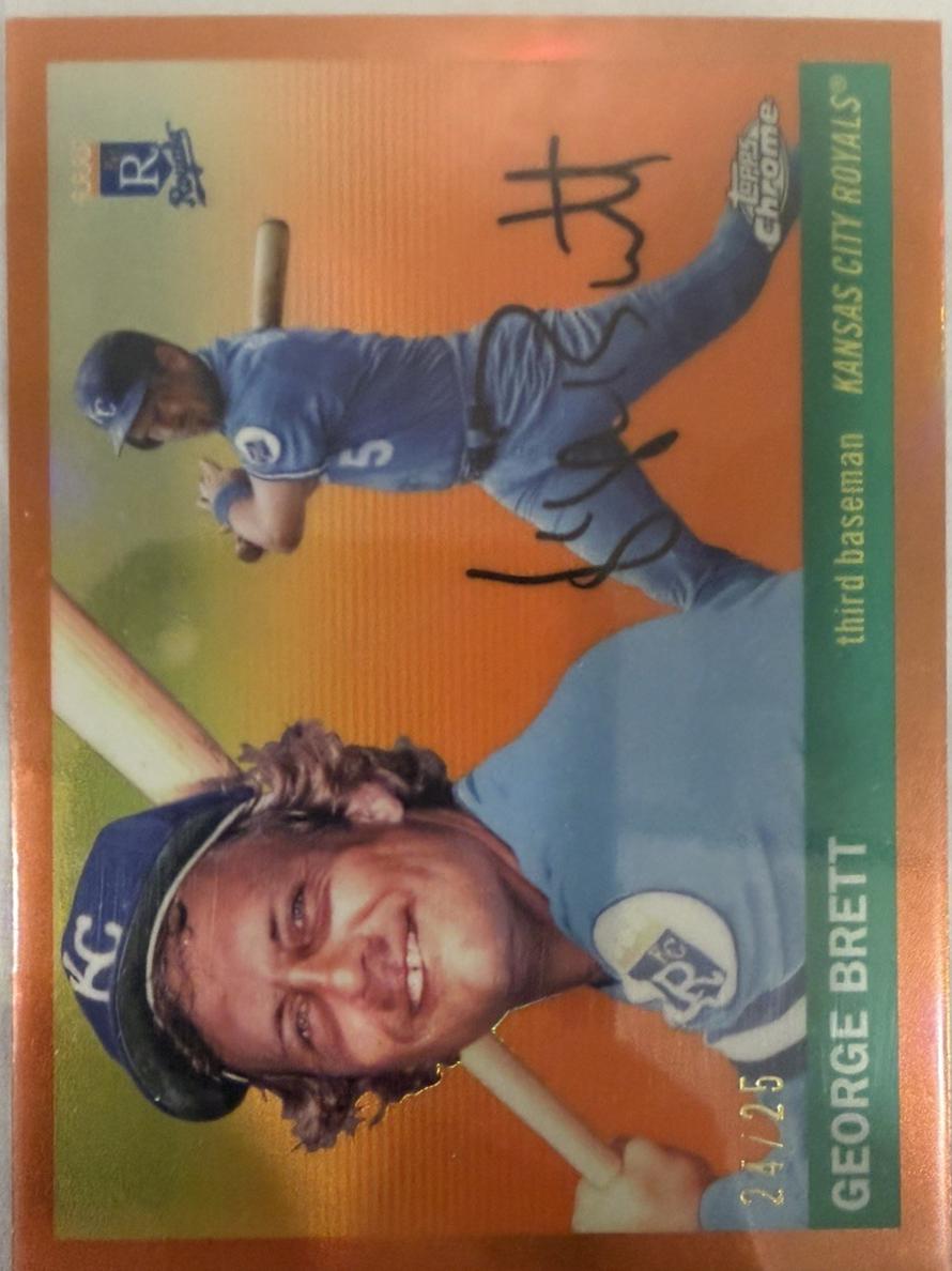 George Brett [Orange Wave] #429