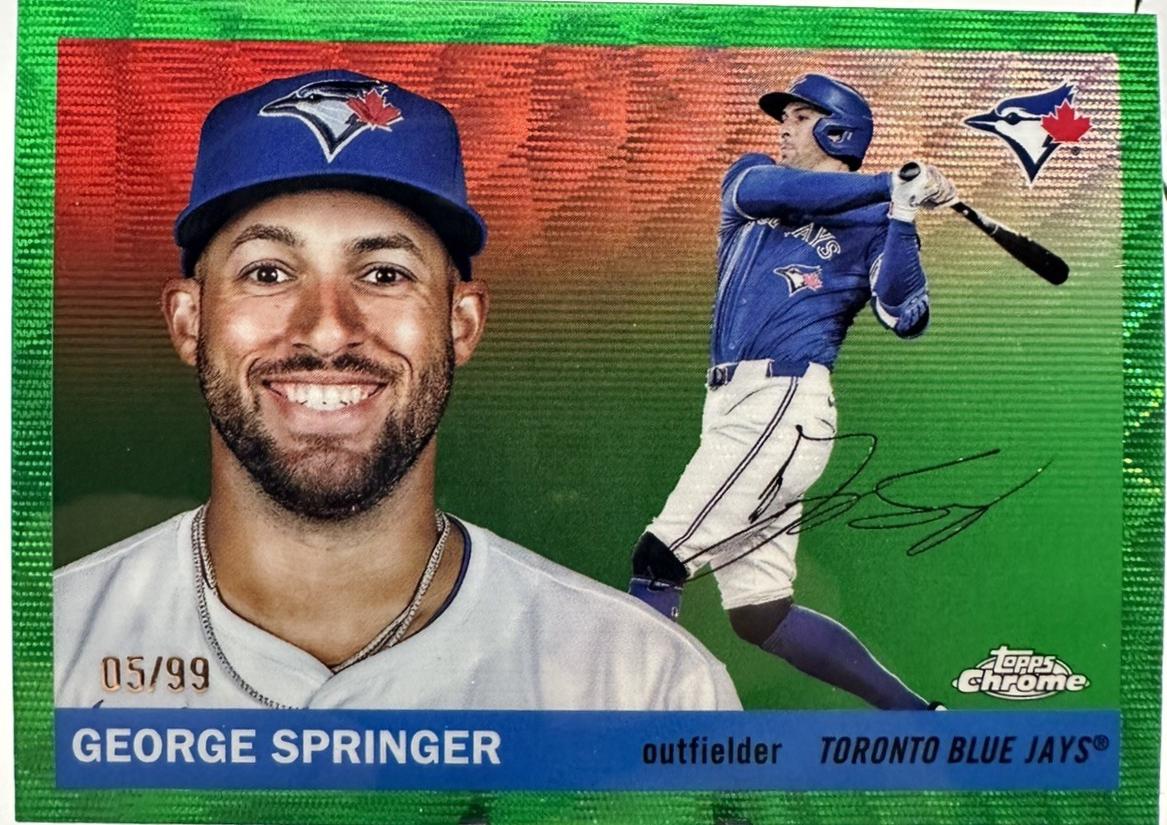 George Springer [Green Vibrations Refractor] #192