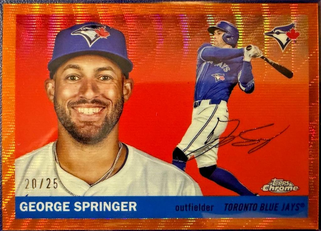 George Springer [Orange Wave] #192