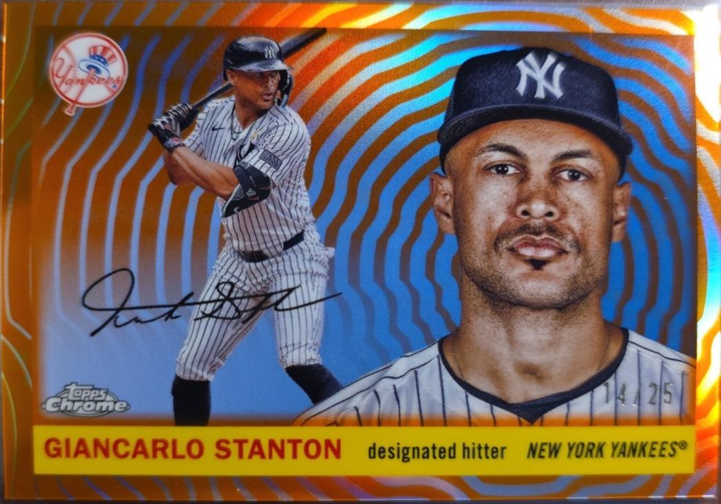 Giancarlo Stanton [Orange Vibrations Refractor] #188
