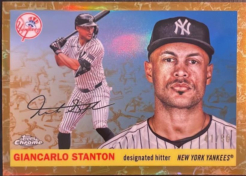 Giancarlo Stanton [Toile Cream Gold Refractor] #188