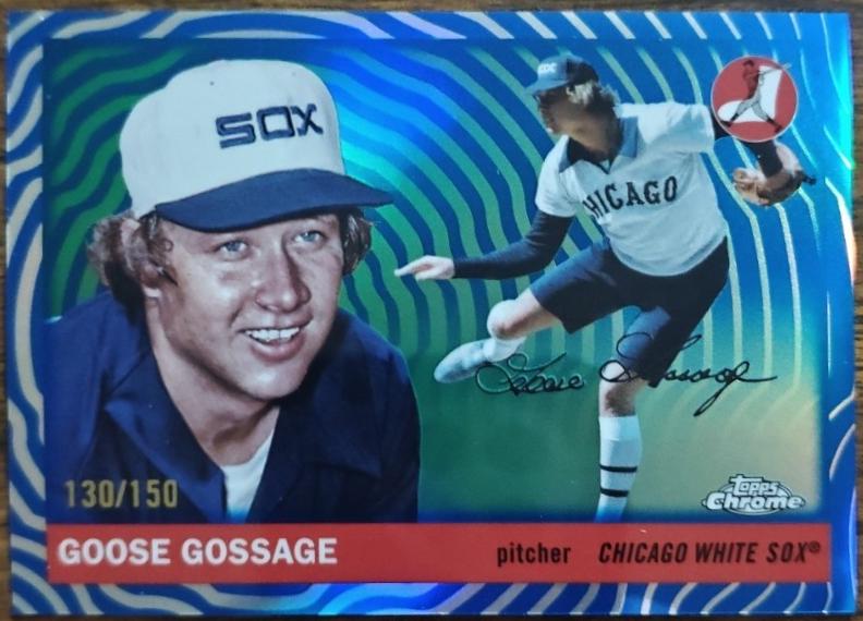 Goose Gossage [Blue Vibrations Refractor] #442