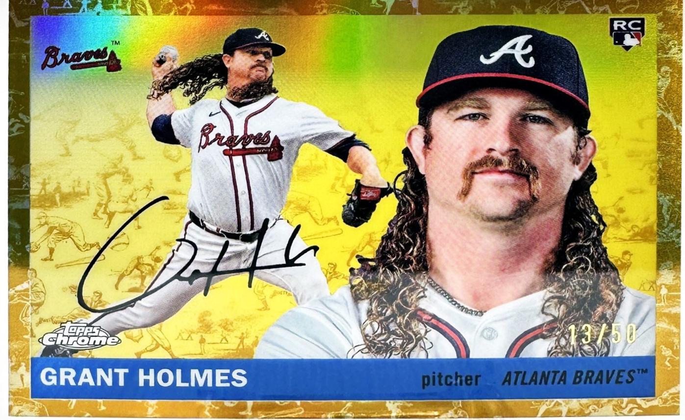 Grant Holmes [Toile Cream Gold Refractor] #361