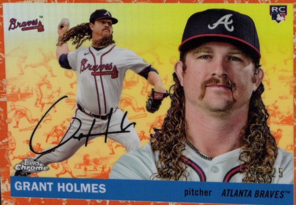 Grant Holmes [Toile White Orange Refractor] #361