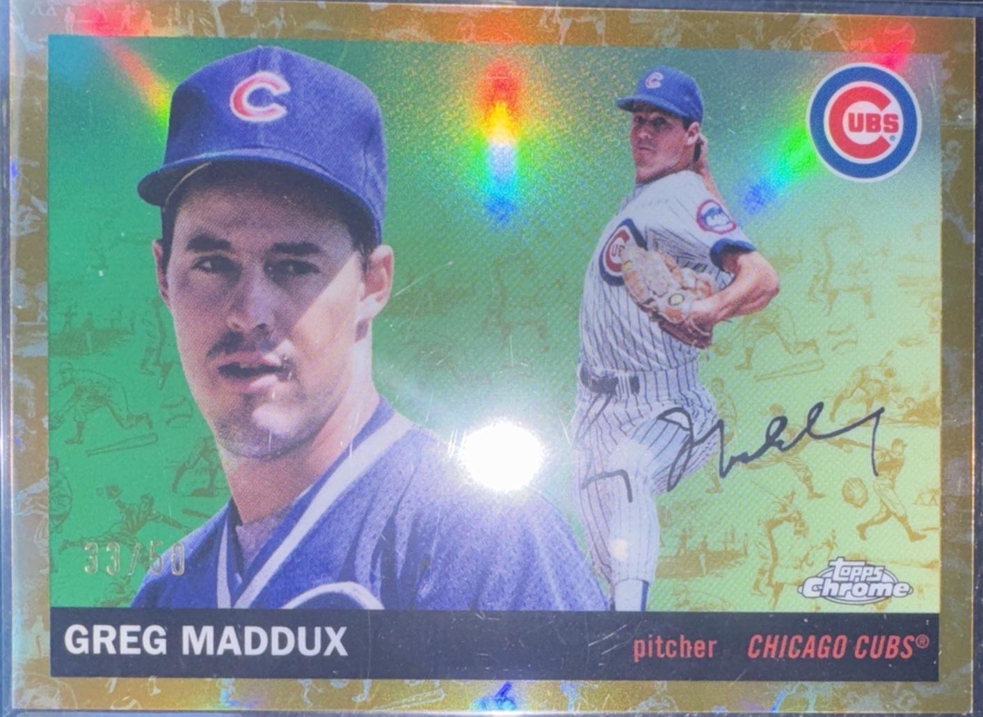Greg Maddux [Gold Wave] #303
