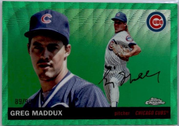 Greg Maddux [Green Wave Refractor] #303