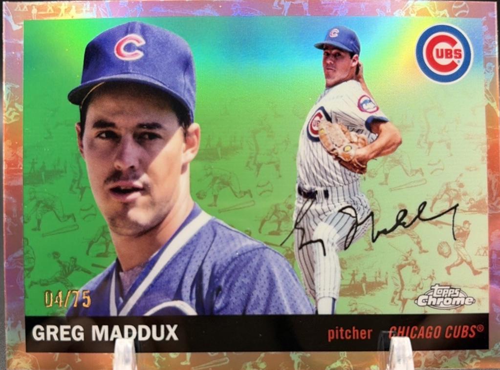 Greg Maddux [Toile Cream Rose Gold Refractor] #303