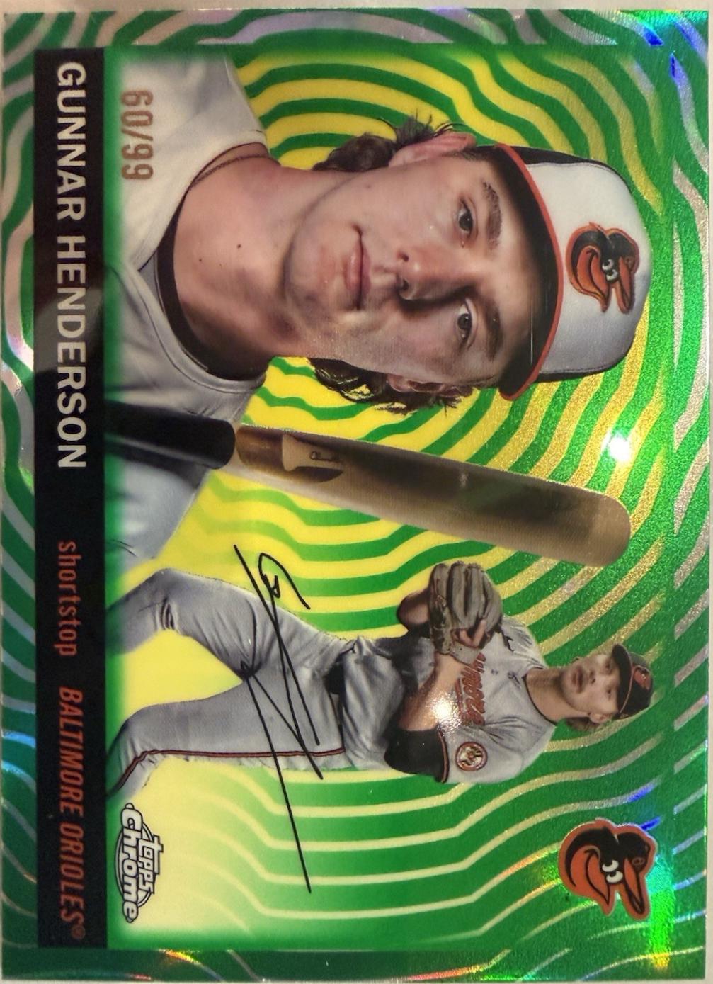 Gunnar Henderson [Green Vibrations Refractor] #96