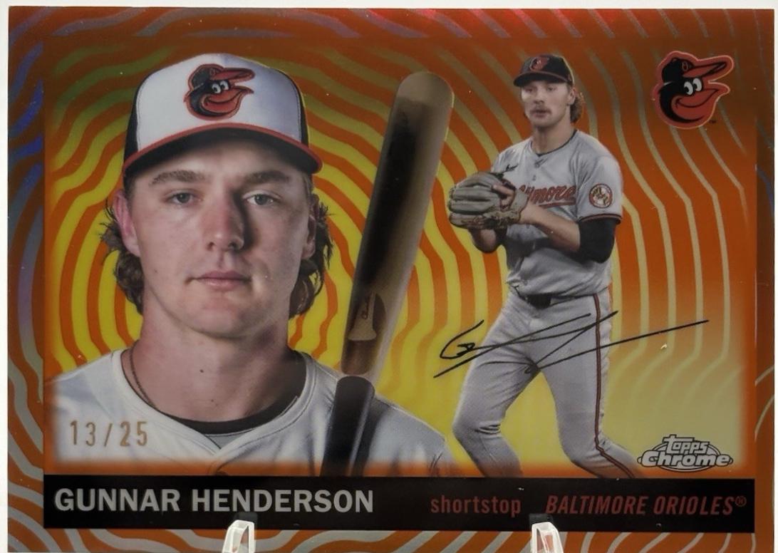 Gunnar Henderson [Orange Vibrations Refractor] #96