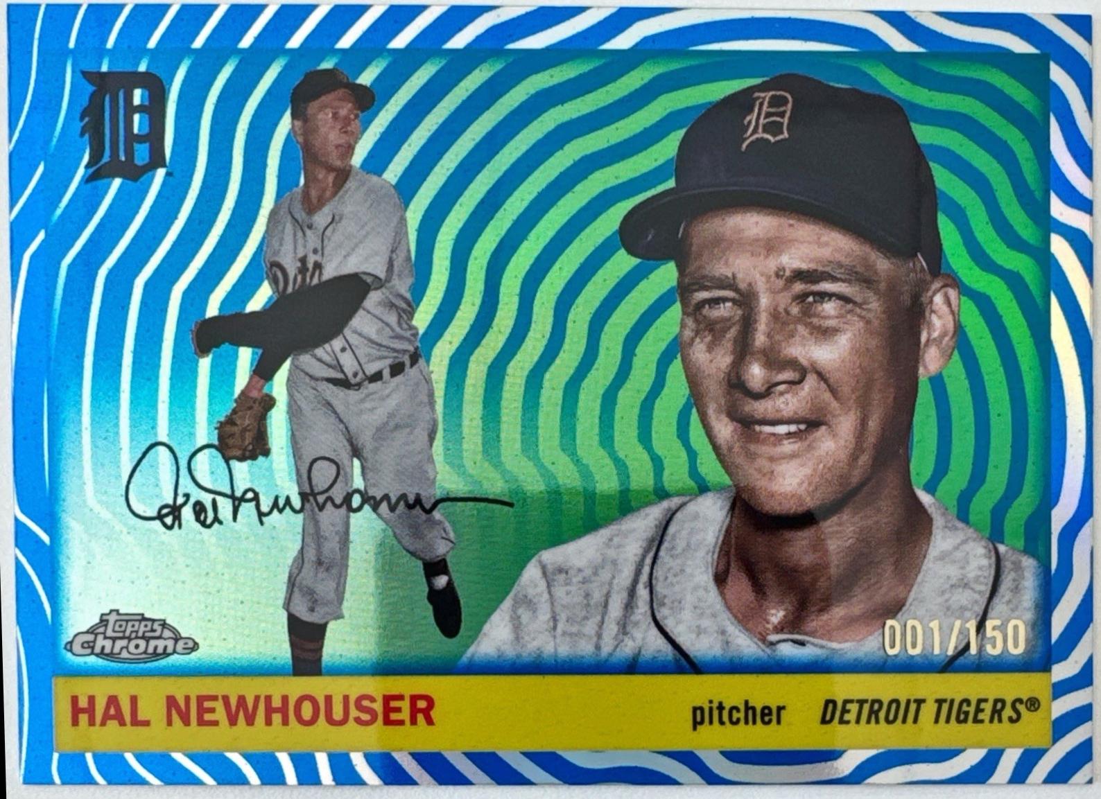 Hal Newhouser [Blue Vibrations Refractor] #430