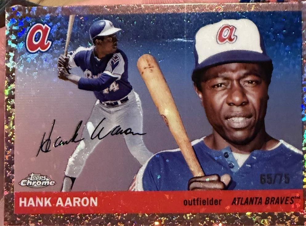 Hank Aaron [Rose Gold Mini-Diamond Refractor] #304