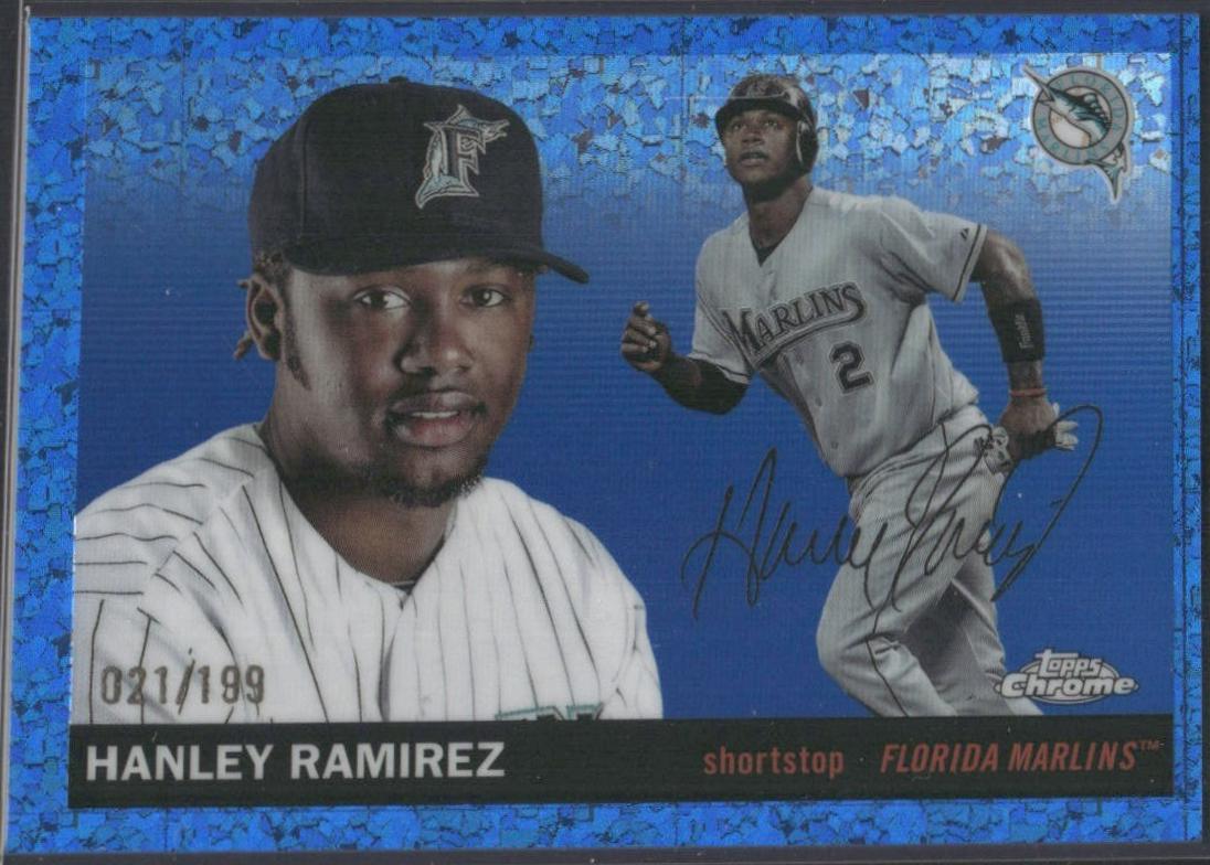 Hanley Ramirez [Blue Mini-Diamond Refractor] #497