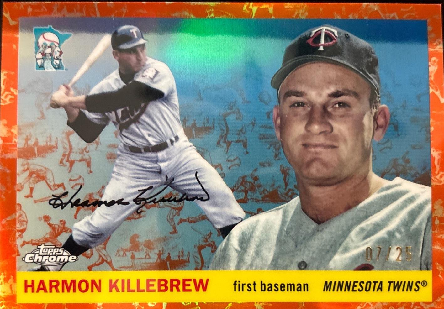 Harmon Killebrew [Toile White Orange Refractor] #432