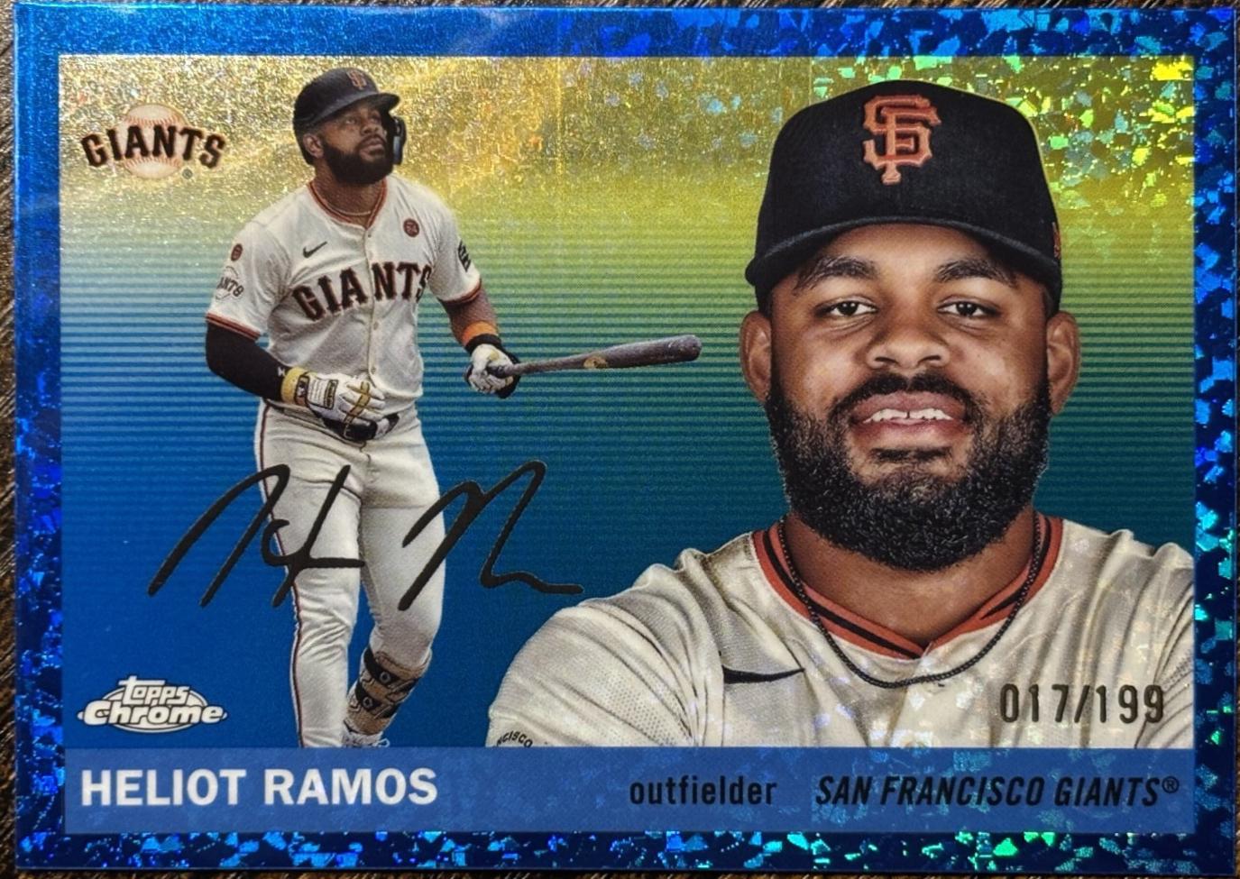 Heliot Ramos [Blue Mini-Diamond Refractor] #191