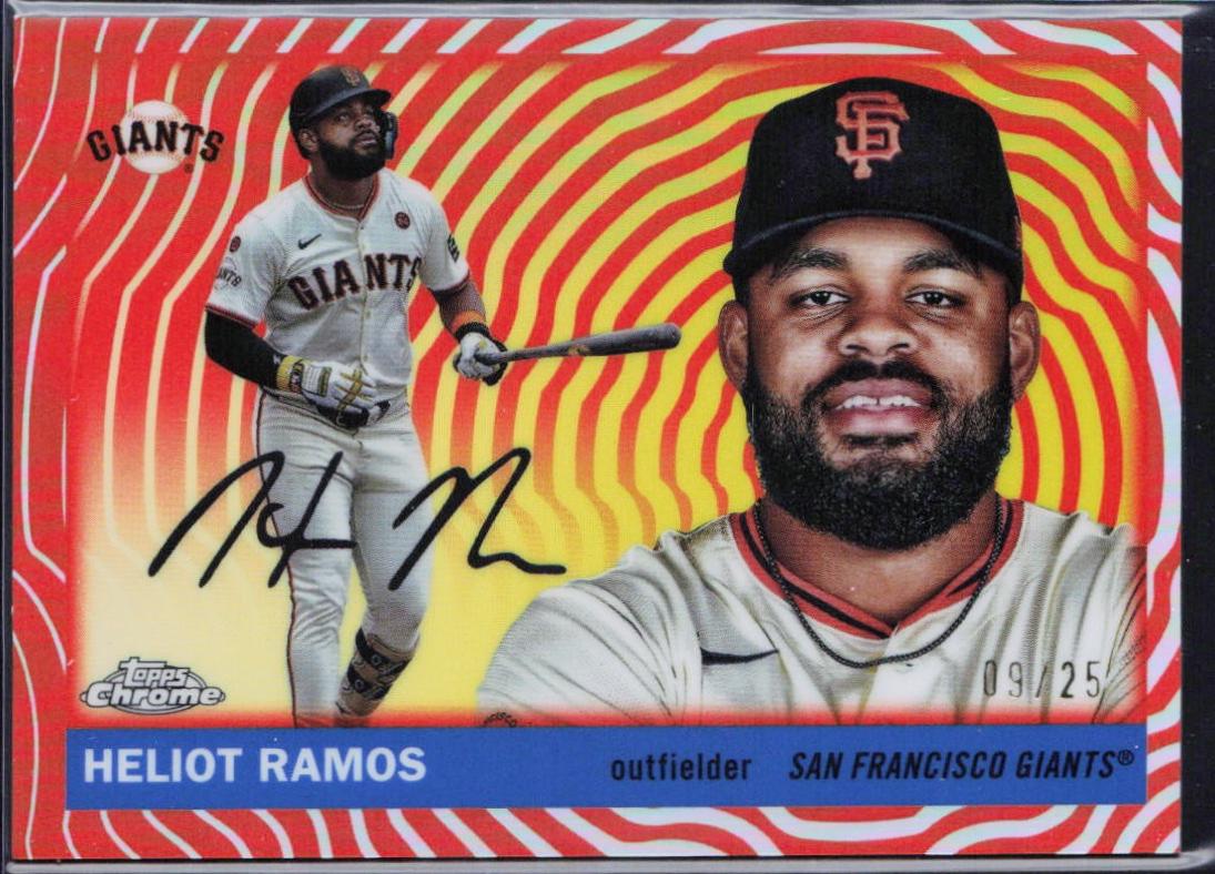 Heliot Ramos [Orange Vibrations Refractor] #191