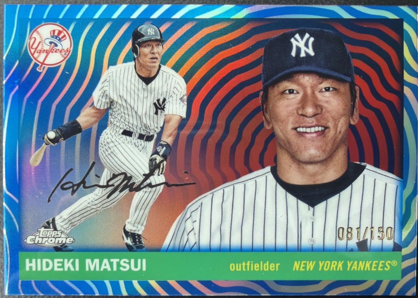 Hideki Matsui [Blue Vibrations Refractor] #228