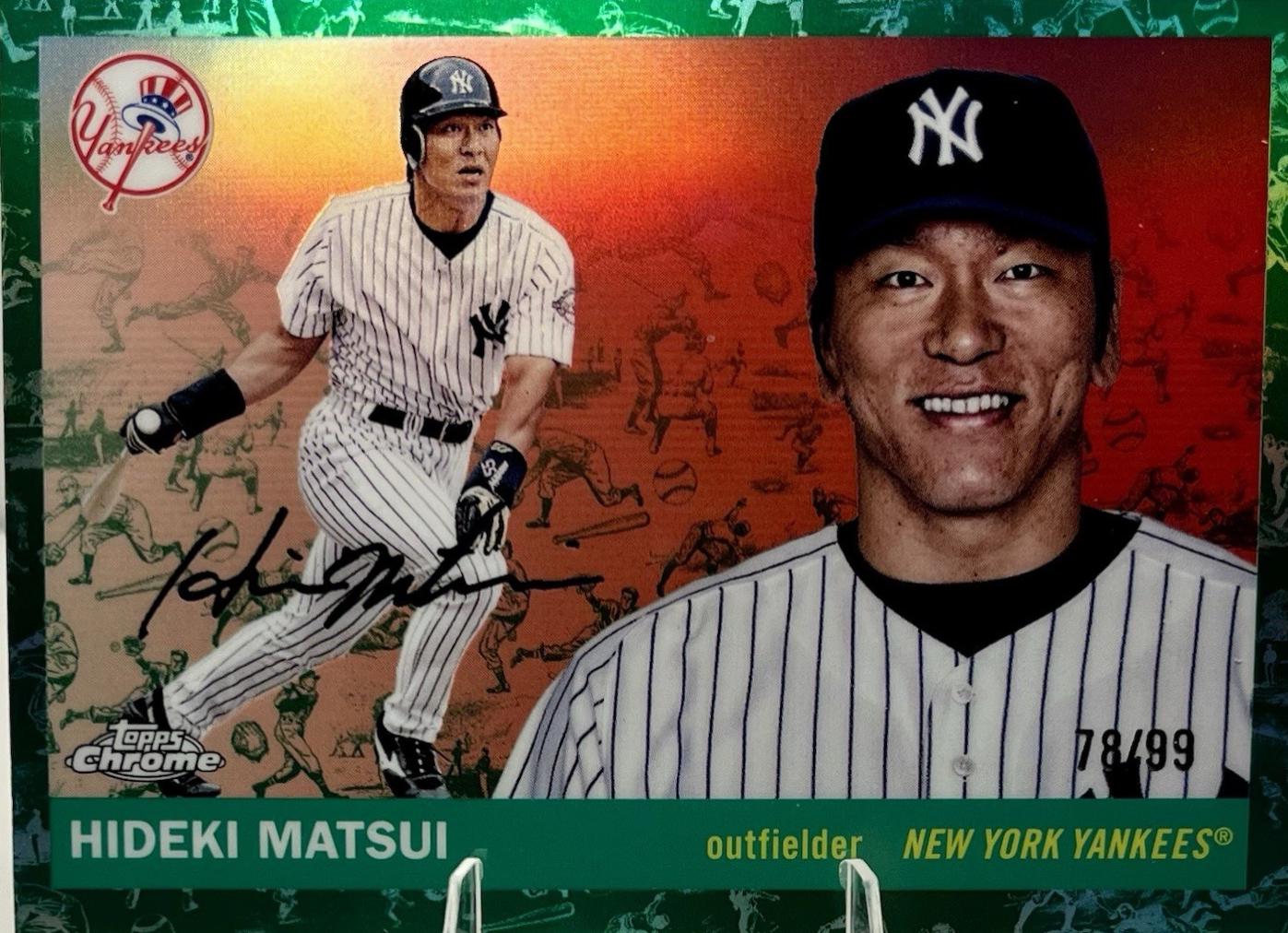 Hideki Matsui [Toile White Green Refractor] #228