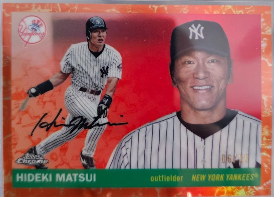 Hideki Matsui [Toile White Orange Refractor] #228