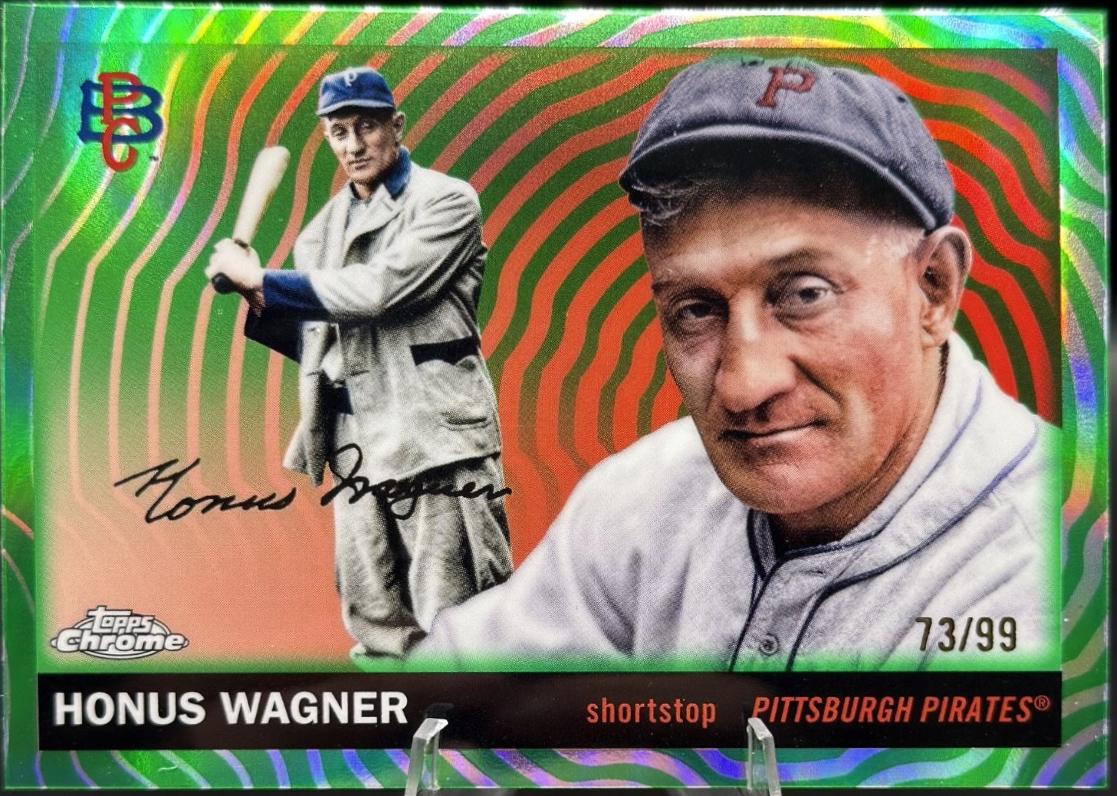 Honus Wagner [Green Vibrations Refractor] #439