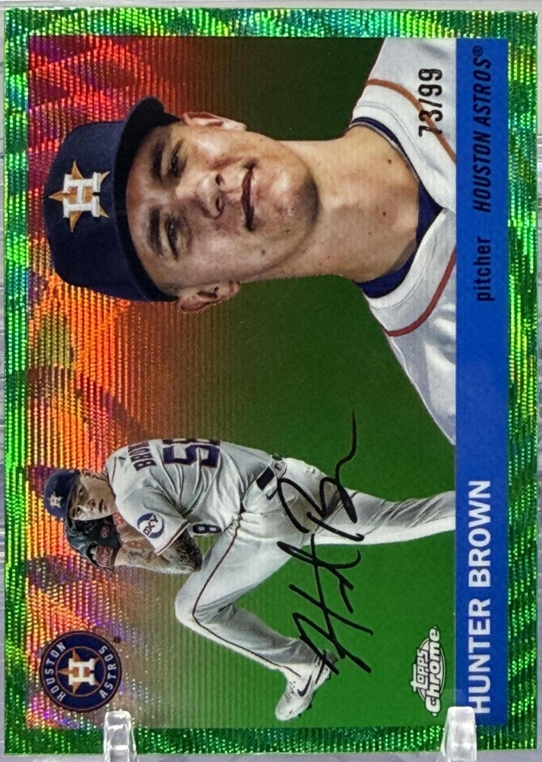 Hunter Brown [Green Wave Refractor] #184