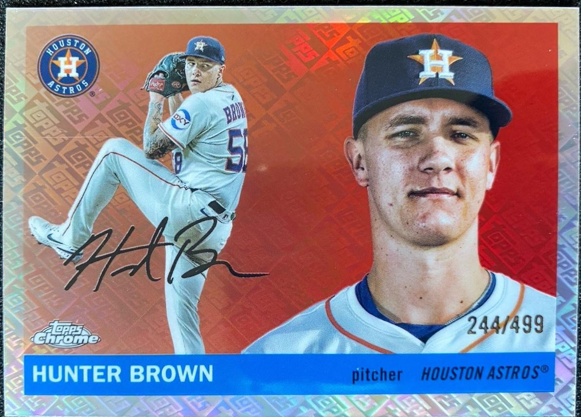 Hunter Brown [Topps Refractor] #184